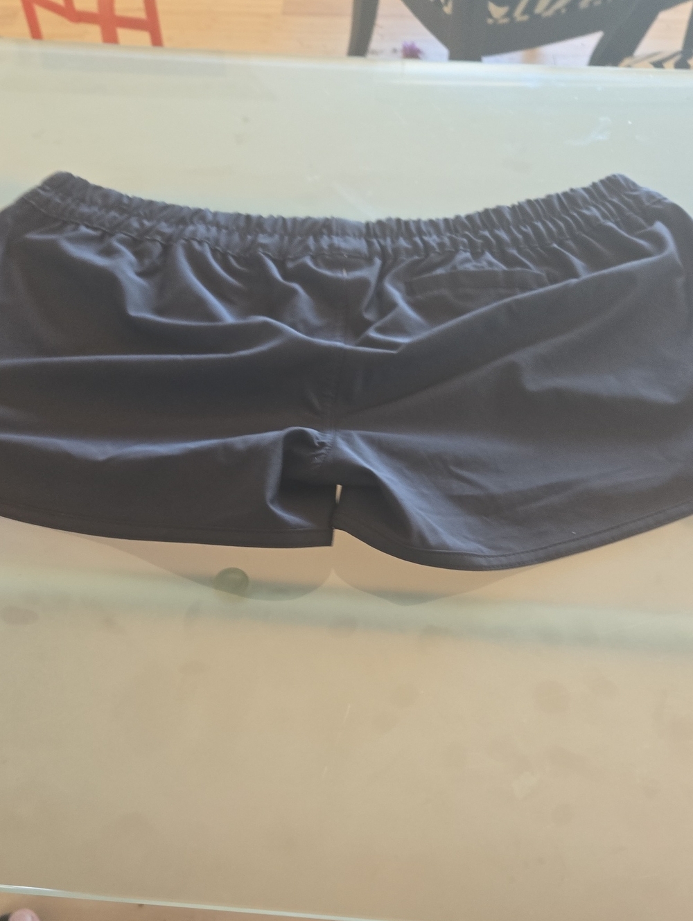 burnside Black Women's Athletic Elastic-Waist Running Shorts